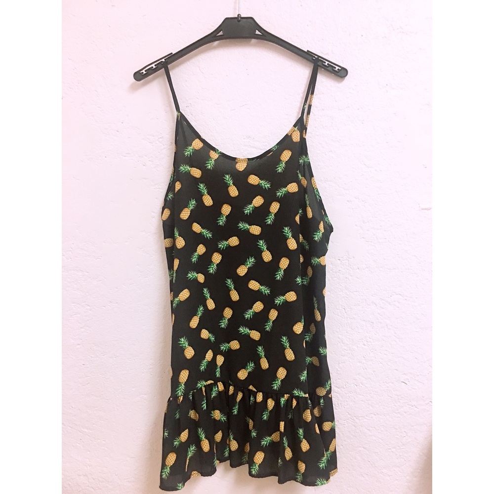 Audrey 3+1 Pineapple Ruffle Dress
